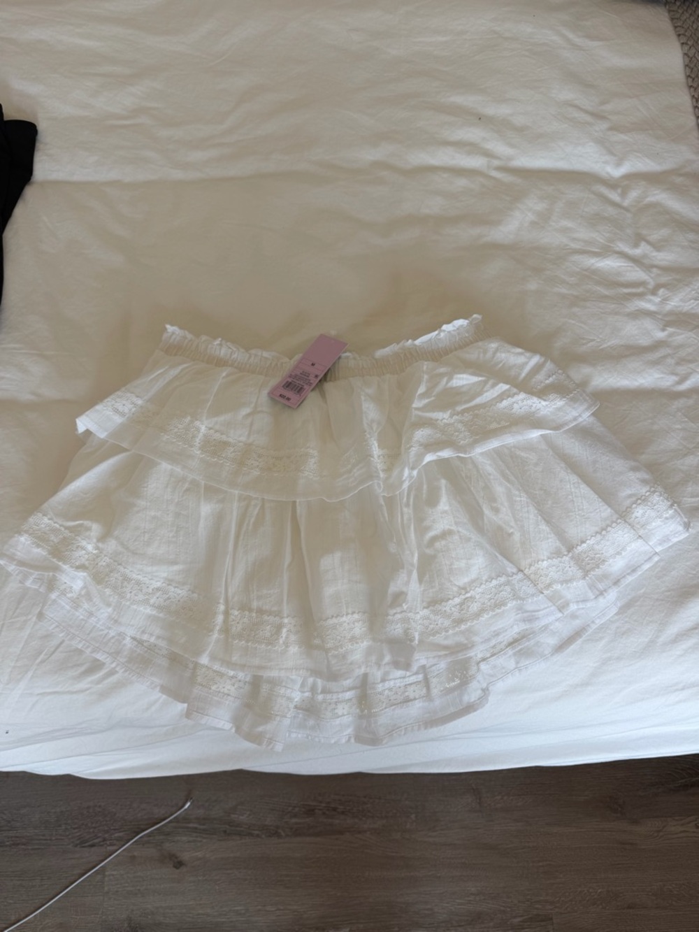 wild fable White Tiered Mini Skirt - Picture 2 of 3